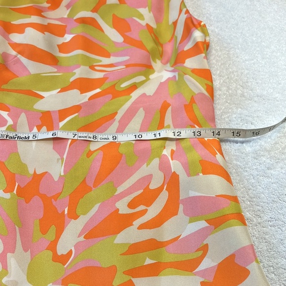 J Crew silk abstract print shift - Picture 6 of 8